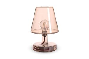 Fatboy® Transloetje Lamp. Brown. Table Lamp/Reading Lamp/Bedside Lamp. Wireless. Rechargeable with Mini USB