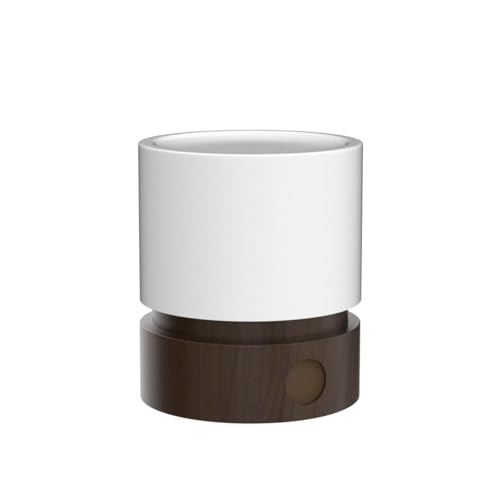 Smilodon Timer Night Light.Dimmable LED Bedside Lamp.Night Light Kids and Baby Nursery.Woodgrain.Sleep Aids Light.Rechargeable.Battery Operated