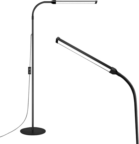 DAYSOFT Led Floor lamp Bright Standing Lamps for Office Eyelash lamp for Extensions lash Light Tattoo Light Eye Caring Reading lamp for Living Makeup Light for Bedroom