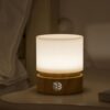 Smilodon Timer Night Light.Dimmable LED Bedside Lamp.Night Light Kids and Baby Nursery.Woodgrain.Sleep Aids Light.Rechargeable.Battery Operated
