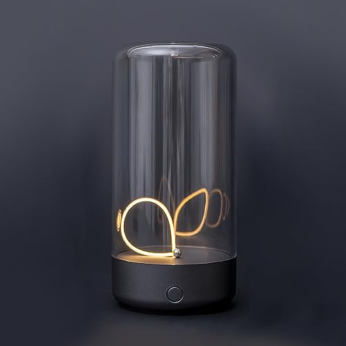AUGE LIGHT Mini Minimalist Table Lamp Cordless LED Desk Lamp Rechargeable Modern Night Lights Portable Nightstand Lamps Unique Ambient Light Mood Lighting for Bedroom. Beside. Nursery