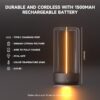 AUGE LIGHT Mini Minimalist Table Lamp Cordless LED Desk Lamp Rechargeable Modern Night Lights Portable Nightstand Lamps Unique Ambient Light Mood Lighting for Bedroom. Beside. Nursery