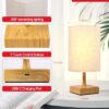 Red Light Night Light Lamp for Sleep. 670nm Red Nightlight Desk Lamp for Bedroom with Multi-Color and Brightness Options Remote Control USB Charging Elegant Design