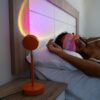 Fisura Sunset Lamp with 16 Colours Orange Sunset Lamp Relaxing LED Lamp Romantic Lamp with USB Cable Original Lamp Gift 26.5cm x 10cm