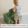 ZICOTO Sturdy Toddler Chair and Couch - The Perfect Kids Sofa for Girls and Boys - Ideal Fold Out Sofa Chairs to Give Your Kids a Safe and Fun Place to Sit