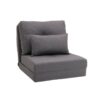 MICAR Convertible Flip Chair. Floor Lazy Sofa. Folding Couch Bed with Adjustable Backrest (Grey)