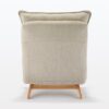 Muji 12910992 High Back Recliner Sofa. Beige. Width 29.1 x Depth 44.9-53.1 inches (74 x 114-134.5 x 66.5-89.5 cm). 1 Seater. Polyester Plain Weave