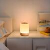 YUNJAYI Kids Night Lights for Bedroom. 256 RGB Color Changing & Warm White Small Touch Bedside Lamp Wireless. 2200mAh USB Rechargeable Battery Operated Lamp. Dimmable Nursery Night Lamp with Memory
