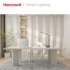 Honeywell Desk Lamp Home Office - LED Lighting with Charging Station A+C USB Port for Small Spaces Bedroom Reading Crafts HWT-H01 Black