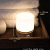 Smilodon Timer Night Light.Dimmable LED Bedside Lamp.Night Light Kids and Baby Nursery.Woodgrain.Sleep Aids Light.Rechargeable.Battery Operated