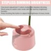 DLHONORV Cute LED Desk Lamp Kawaii Desk Accessories. Flower Bird Table lamp USB Rechargeable. 3 Color Modes. Stepless Dimming. Touch-Sensitive Switch Kawaii Room Decor Lamp. Reading Lamp (Pink)