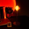 Fisura Sunset Lamp with 16 Colours Orange Sunset Lamp Relaxing LED Lamp Romantic Lamp with USB Cable Original Lamp Gift 26.5cm x 10cm