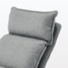 MUJI 12910985 High Back Recliner Sofa. Gray. Width 29.1 x Depth 44.9-53.1 inches (74 x 114-134.5 x 66.5-89.5 cm). 1 Seater. Polyester Plain Weave
