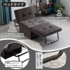 OSJ Sofa Bed. Single. Foldable. 4-Way. Reclining. Stool. Steel Frame. Living Alone. Finished Product. Transform into Various Shapes When Folded.