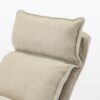 Muji 12910992 High Back Recliner Sofa. Beige. Width 29.1 x Depth 44.9-53.1 inches (74 x 114-134.5 x 66.5-89.5 cm). 1 Seater. Polyester Plain Weave