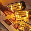 Portable Metal Table Lamp for Indoor/Outdoor .Rechargeable Cordless LED Lamp. 3-Colour Infinitely Dimming Battery Powered Small Desk Lamp. Restaurant/Bedroom/Bar/Coffee Shop/Camping Light (Gold)